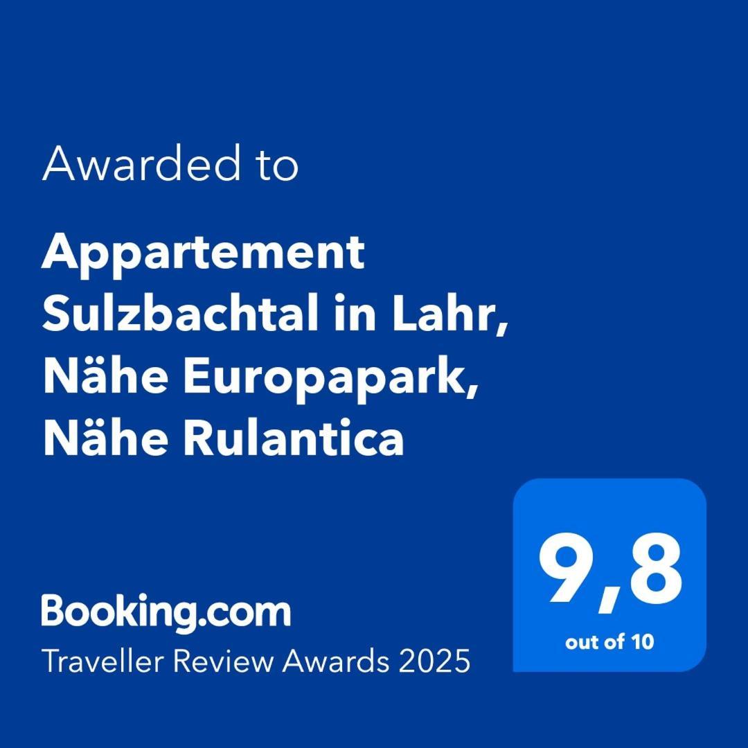 Appartement Sulzbachtal In Lahr, Naehe Europapark, Naehe Rulantica Lahr  Ngoại thất bức ảnh